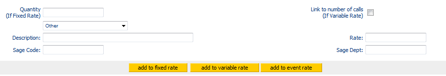 4. Add Fixed, Variable or Event Rate