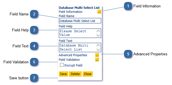 Legacy Control - Database Multi Select List