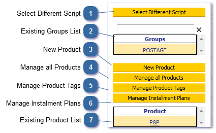 Legacy Feature - Product Administration