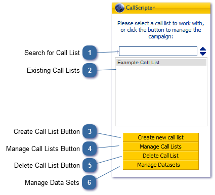 Manage Campaign Call Lists