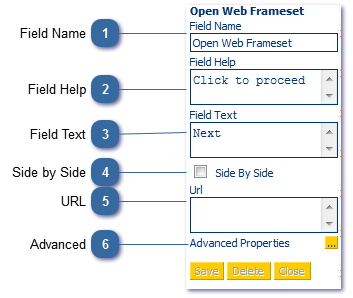 Open Web Frameset
