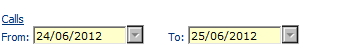 4. Search by Call Dates