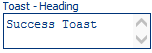 5. Toast Heading 